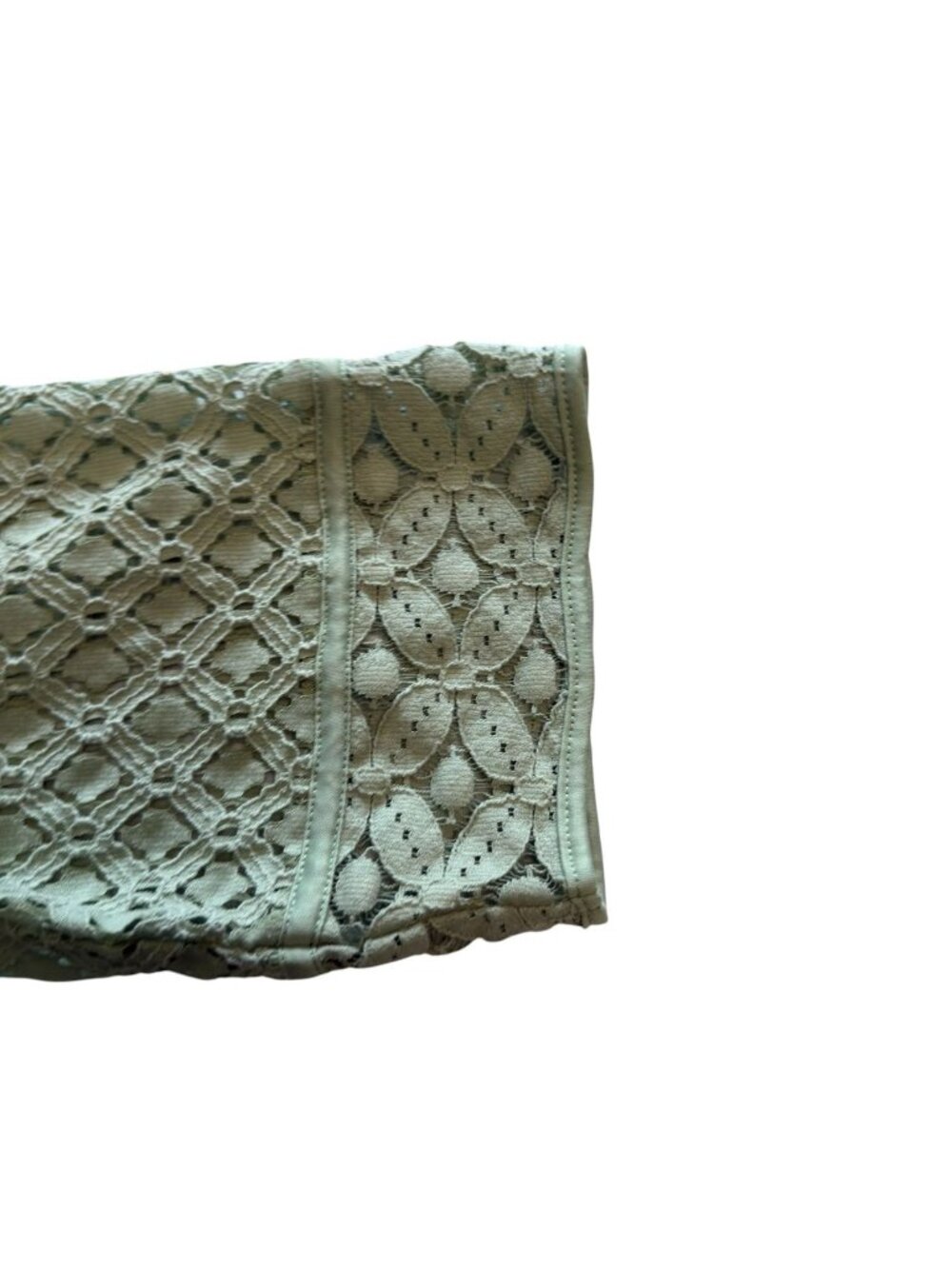 Alfred Dunner 2X Kimono Style Cardigan Green Lace Open 3/4 Sleeve - Picture 14 of 16